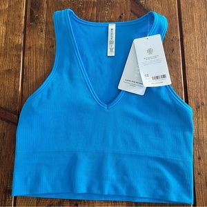 Aurora Seamless Crop Rib Tank Athleta
